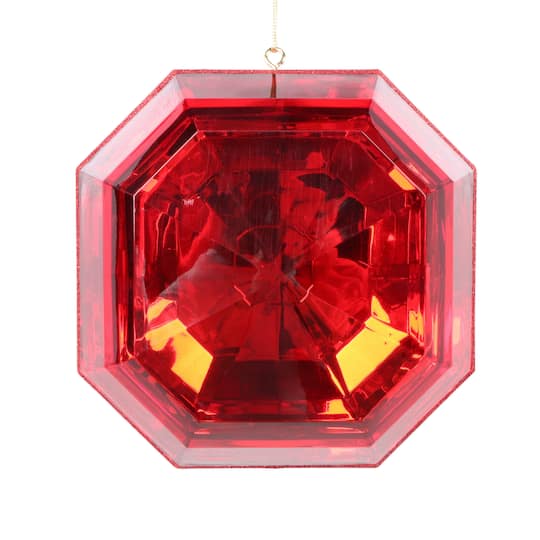 Vickerman 6" Square Glitter Jewel Ornaments
